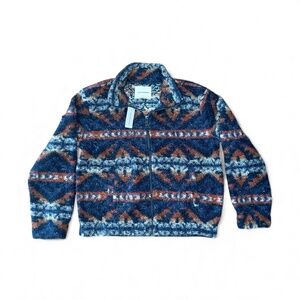 NWT Lucky Brand Women's  Geo Print Aztecs Southwestern Jacket, Sz S  Cottagecore